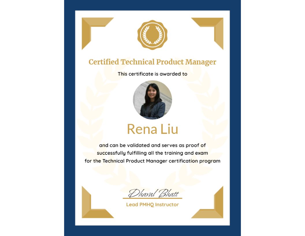 Technical Product Manager Certification
